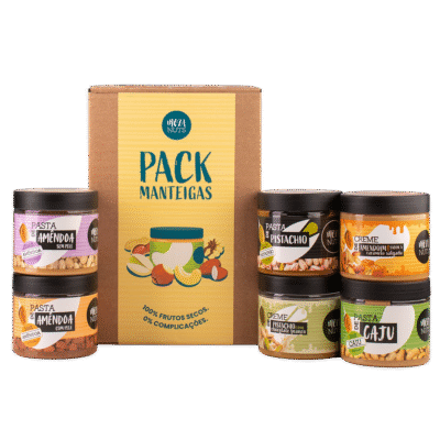 Pack Manteigas Mais Vendidas Moza Nuts